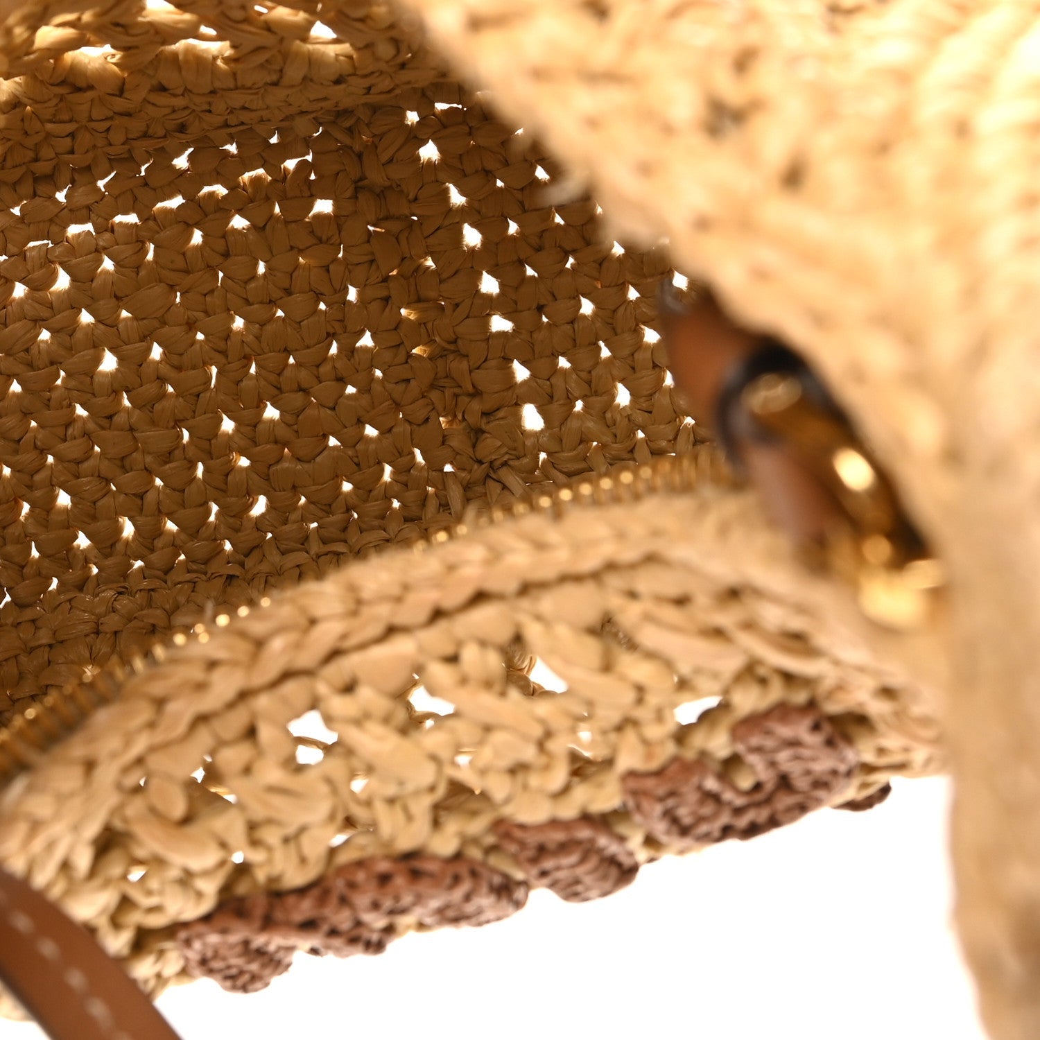 Fabric Crochet Wander Hobo Beige Khaki