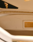 Vitello Seta Snakeskin Monster Eyes Medium Peekaboo Iconic Satchel  Amido Sand Black