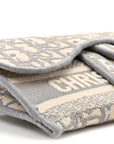 Oblique Slim Saddle Pouch Grey