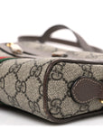 GG Supreme Monogram Web Mini Ophidia Shoulder Bag Brown