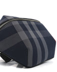 House Check Sonny Bum Bag Navy Grey