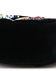 Velvet Matelasse Crystal Star GG Marmont Belt Bag 75 30 Black