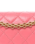 Aged Calfskin Quilted 2.55 Reissue Mini Flap Pink