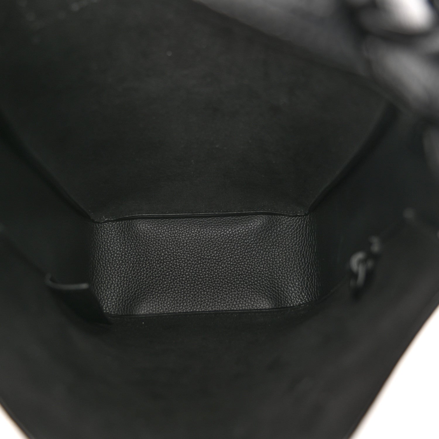 Calfskin Logo XS Tool 2.0 North-South Tote Black