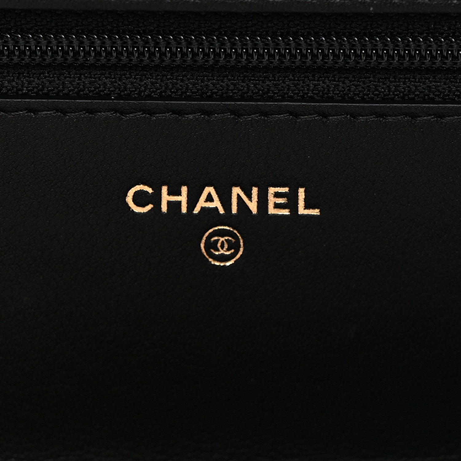Lambskin Quilted Boy Wallet On Chain WOC Black