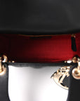 Lambskin Cannage Small My ABCD1OR Lady D1OR Black