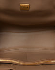 Smooth Calfskin Small Bel Air Carry All Bag Latte