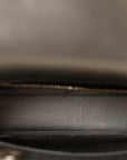 Satin Crystal Cannage Mini Lady D1OR Gray