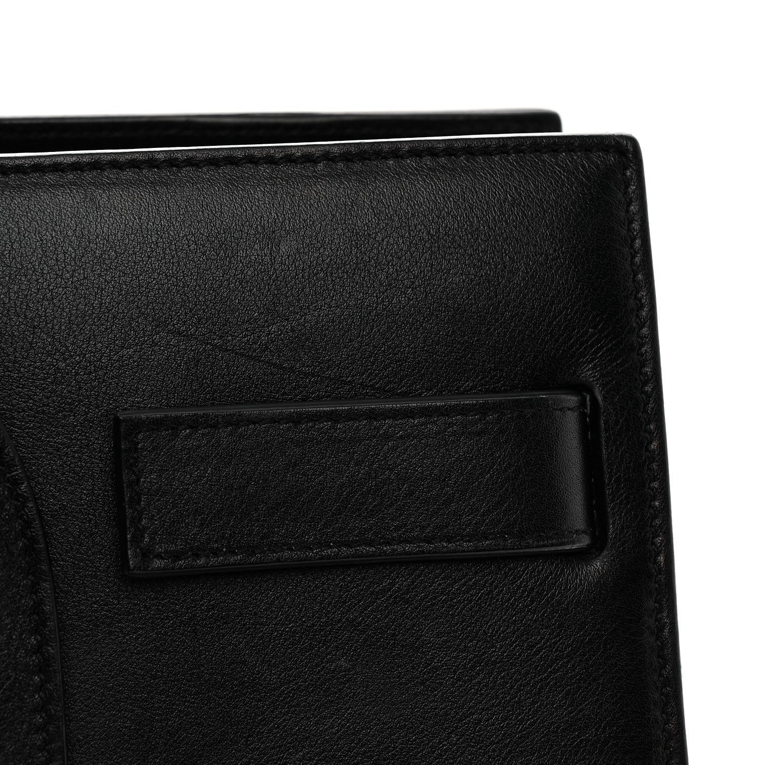 Calfskin Small Sac De Jour Black
