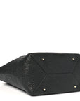 Heritage Grain Check Embossed Medium Dewsbury Tote Black