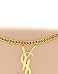Grain De Poudre Monogram Uptown Chain Wallet Taupe