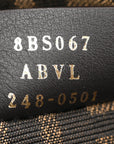 Vitello King Plexiglass Logo Embossed Mini By The Way Top Handle Boston Bag Black