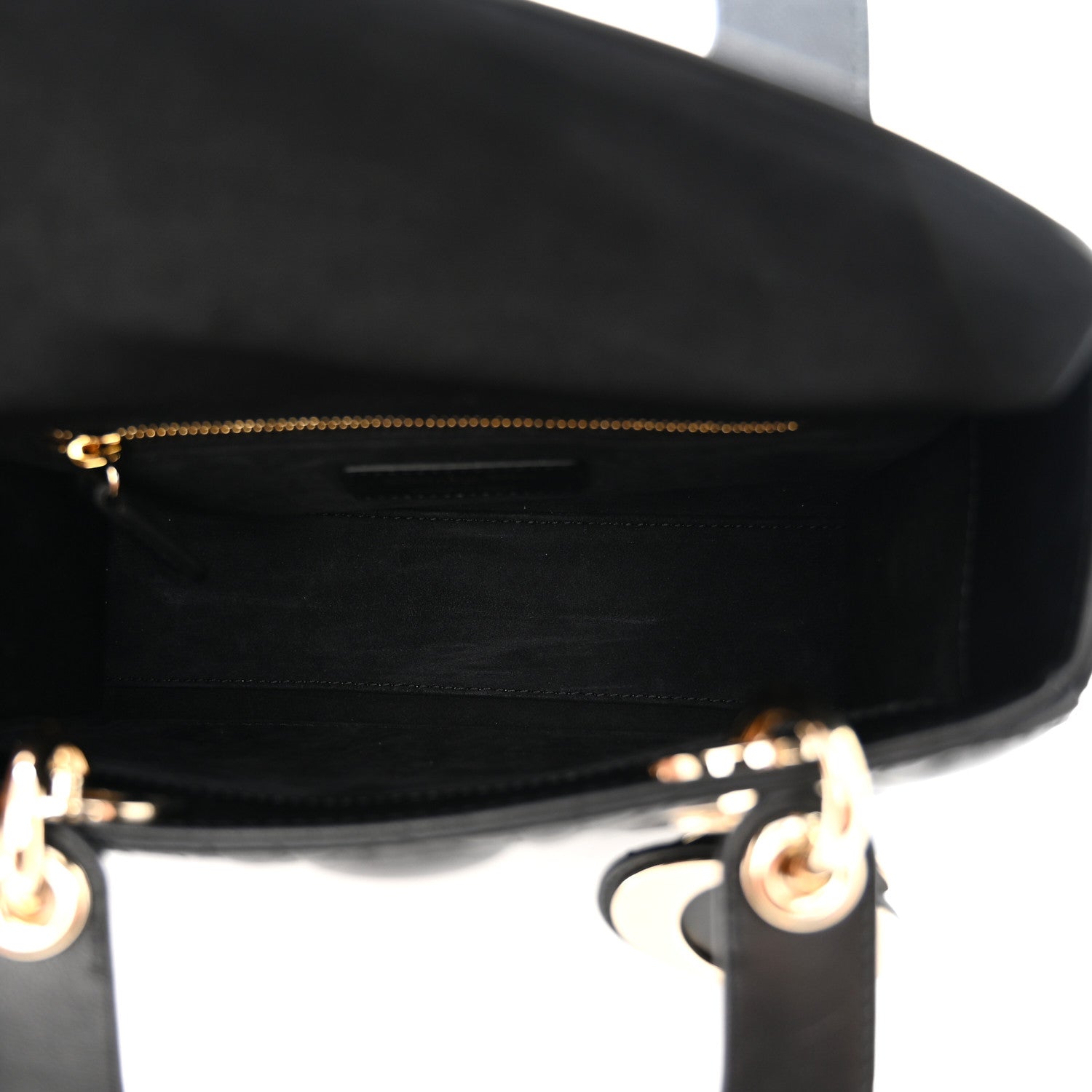 Lambskin Cannage Small My ABCD1OR Lady D1OR Black
