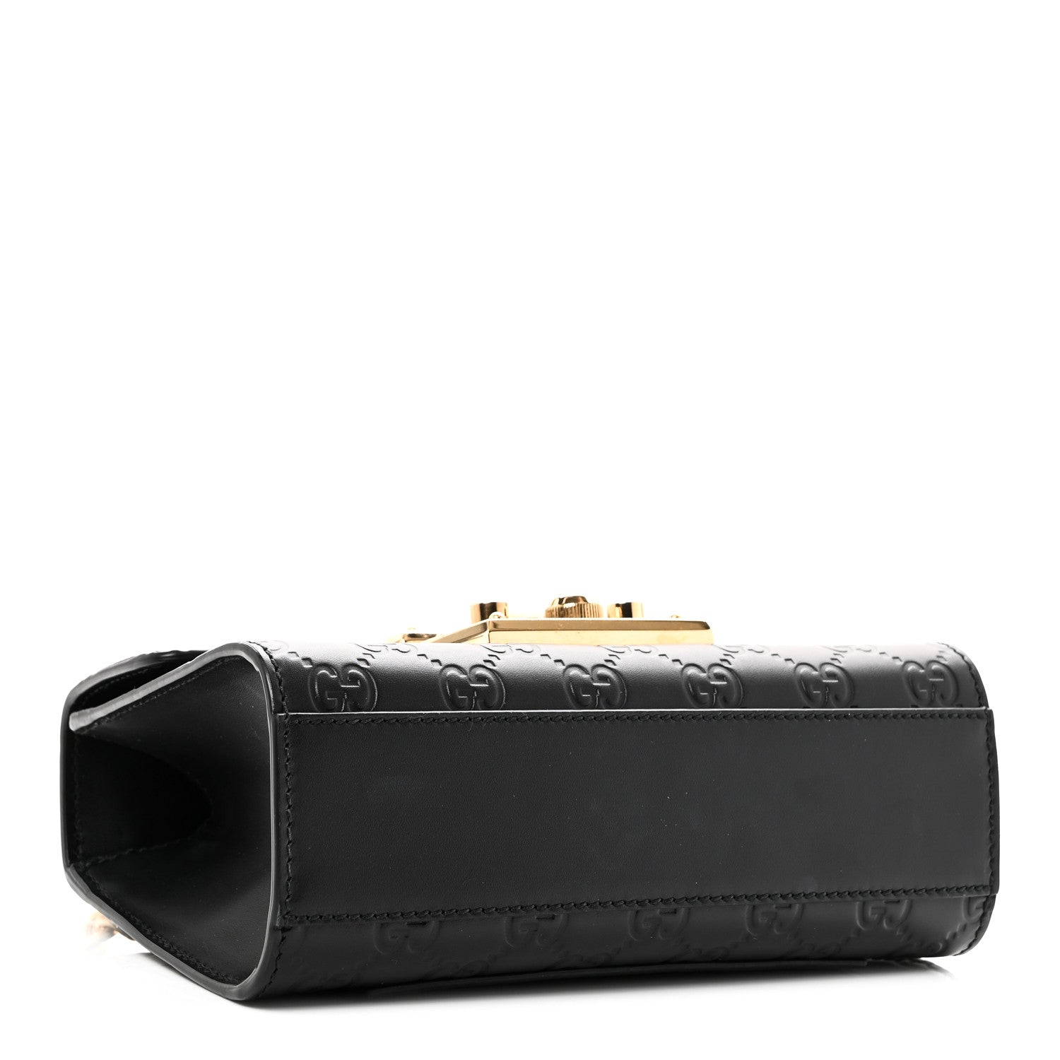 GCCIssima Small Padlock Shoulder Bag Black