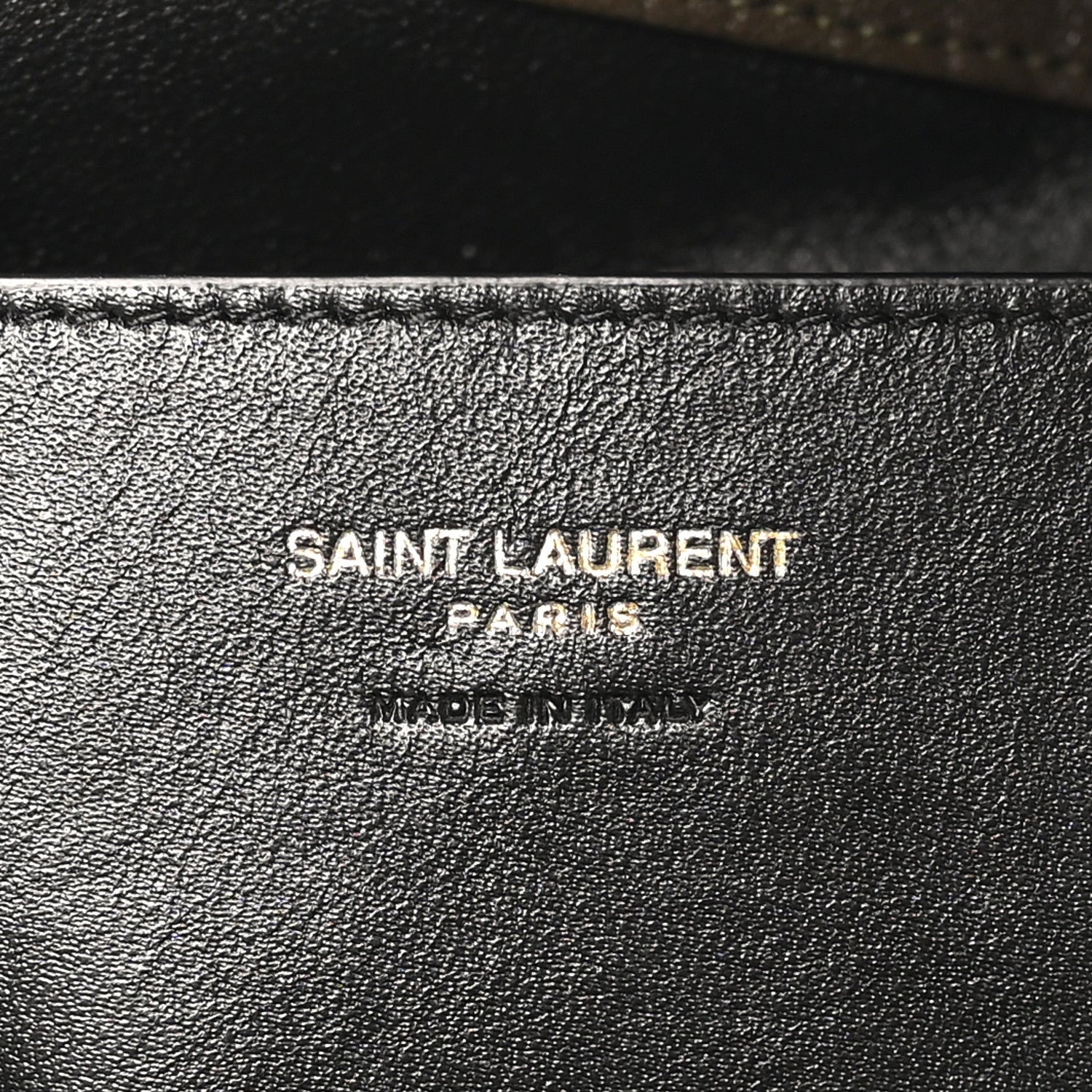 Grained Lambskin Large Cassandre Envelope Pouch Light Musk