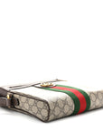 GG Supreme Monogram Web Small Ophidia Messenger Bag Brown