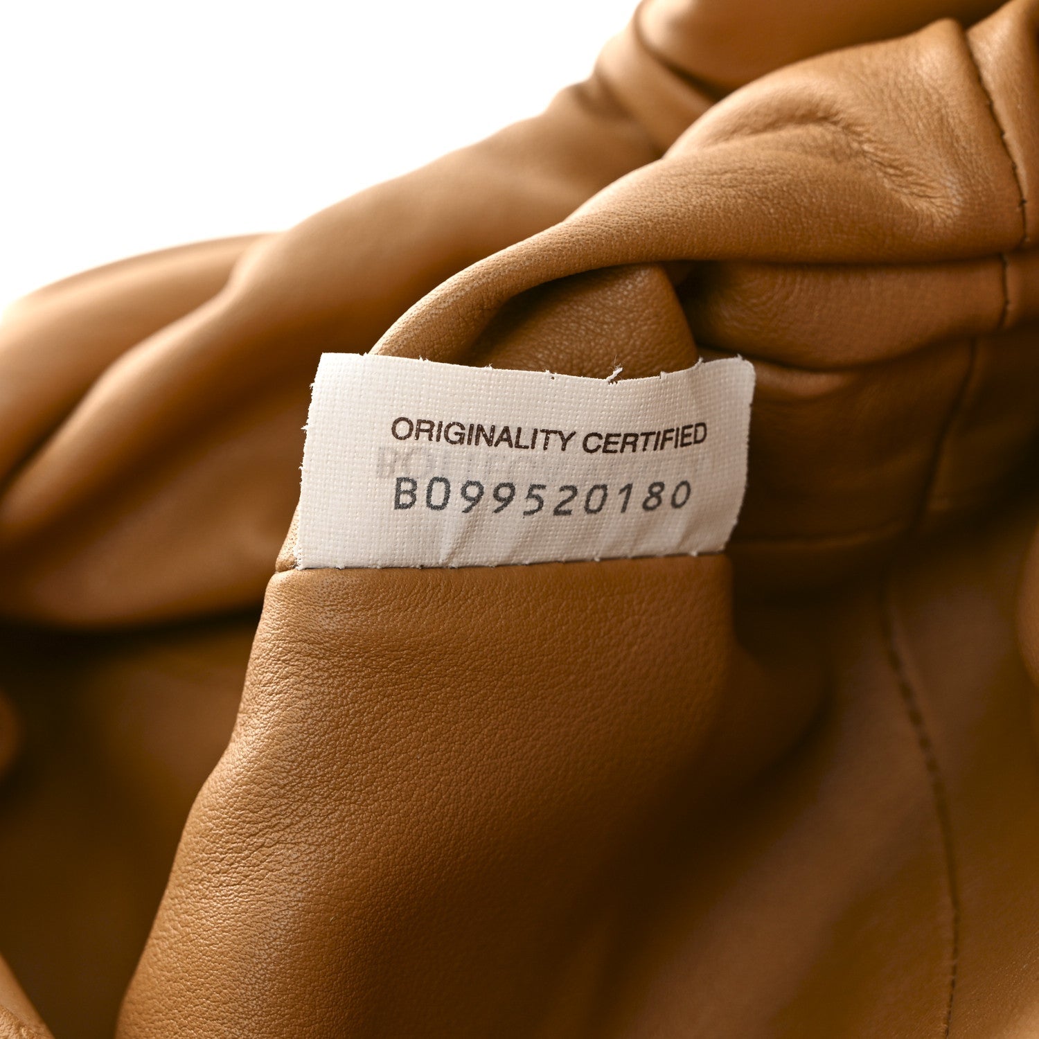 Calfskin Teen Pouch Caramel