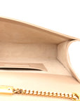 Smooth Calfskin Medium Classic Monogram Kate Tassel Satchel Nude Powder