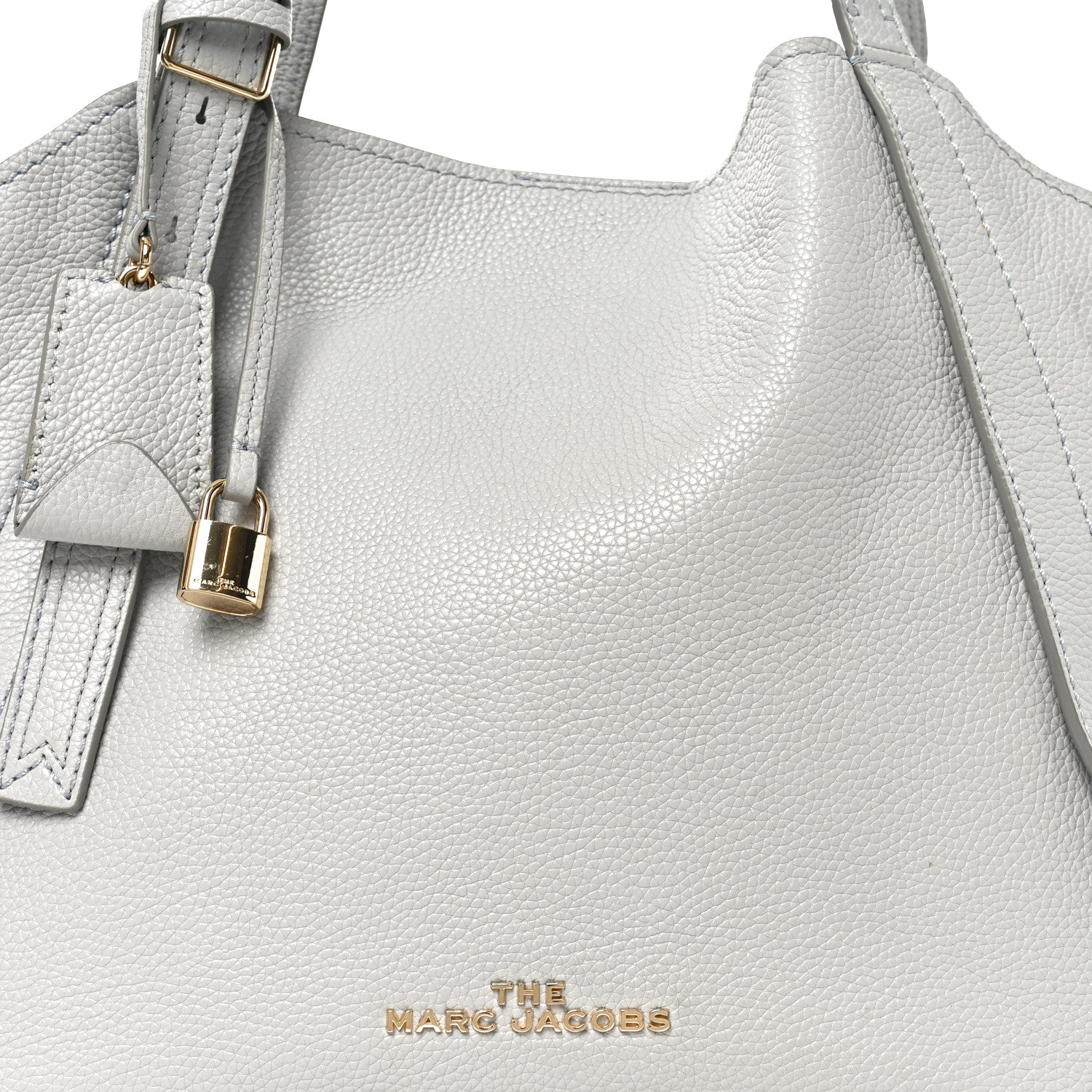 Grained Calfskin The Director Tote Harbor Mist