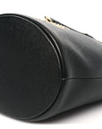 Caviar Deauville Drawstring Bucket Bag Black