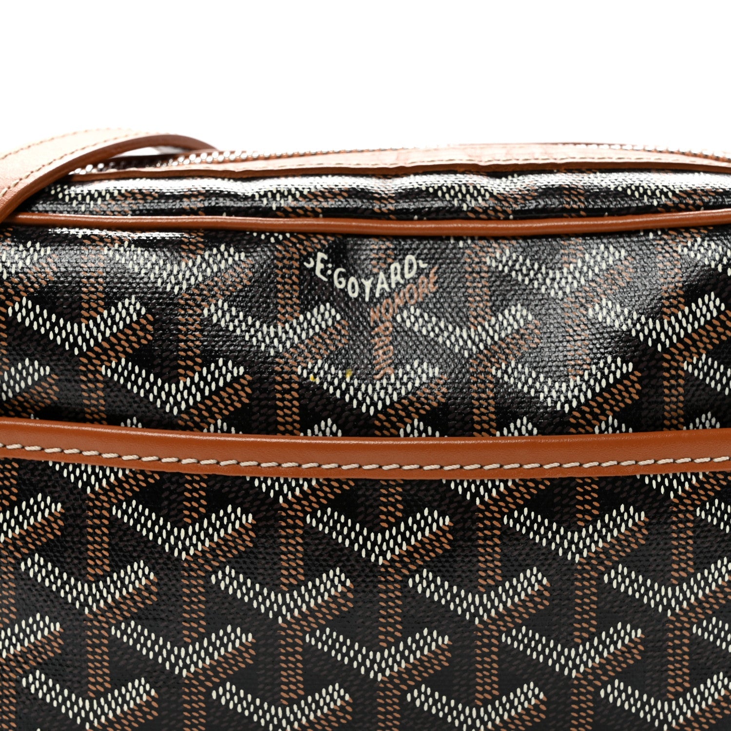 Goyardine Sac Cap Vert Black Gold