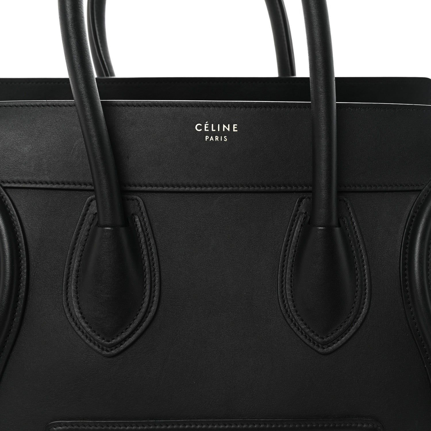 Smooth Calfskin Mini Luggage Black
