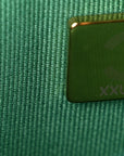 Lambskin Quilted CHNL 19 Wallet On Chain WOC Green
