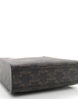 Triomphe Canvas Calfskin Mini Vertical Cabas Tan