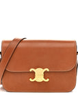 Natural Calfskin Medium Triomphe Tan