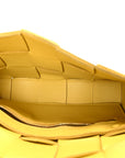 Lambskin Maxi Intrecciato Small Cassette Crossbody Bag Gold