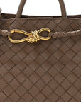 Nappa Intrecciato Small Andiamo Shoulder Bag Pinecone