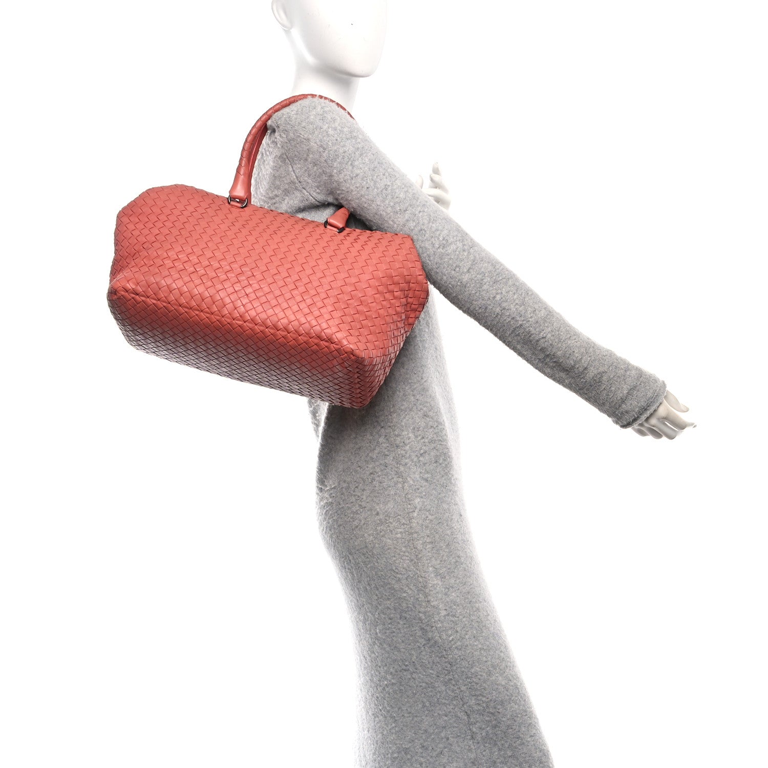 Nappa Intrecciato Brick Tote Pompei
