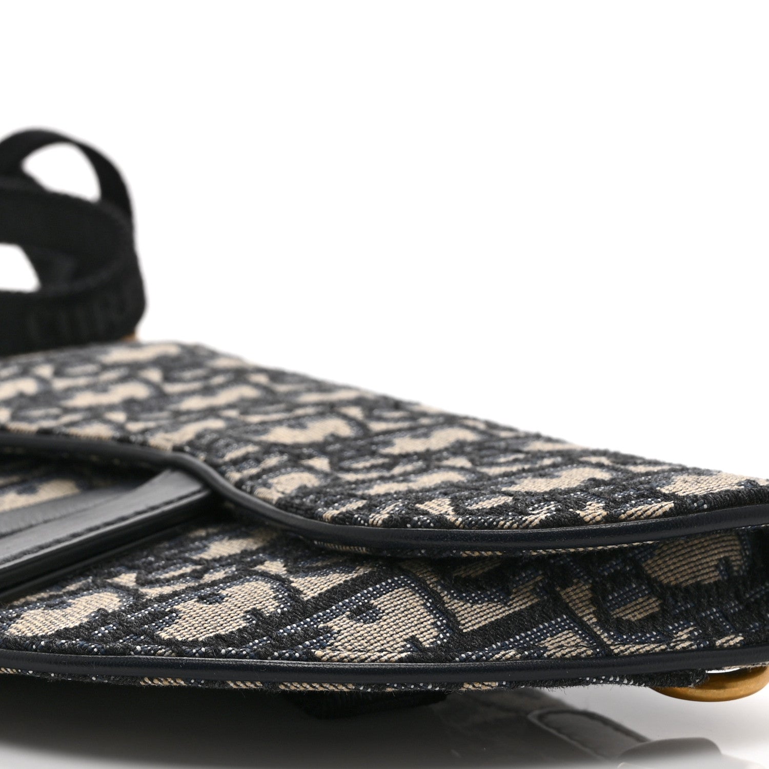 Oblique Saddle Belt Pouch Blue