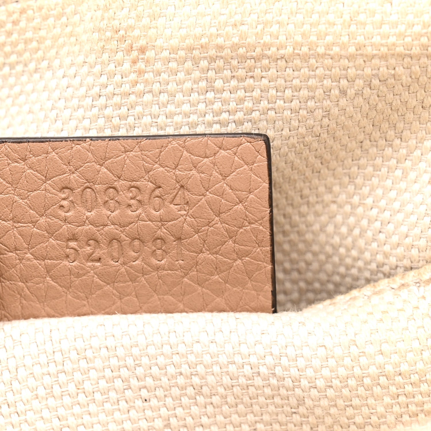 Pebbled Calfskin Small Soho Disco Bag Camelia