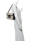 GG Supreme Monogram Horsebit 1955 Soft Small Shoulder Bag Beige Black