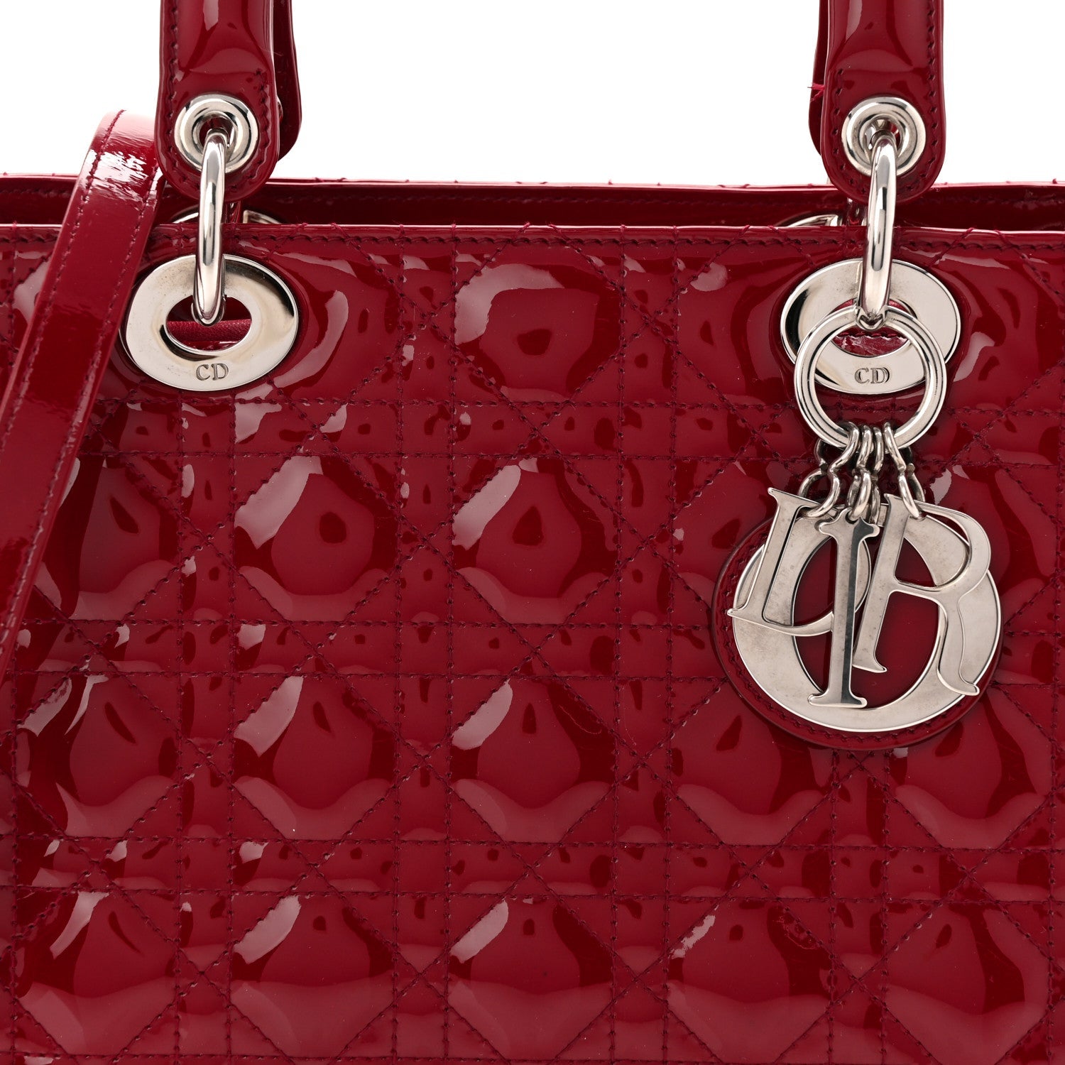 Patent Cannage Medium Lady D1OR Red
