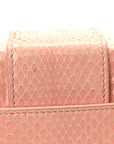 Snakeskin 30 Montaigne Box Bag Rose Clair