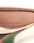 Vinyl Web Mini Ophidia Transparent Shoulder Bag Perfect Pink