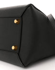 Grained Calfskin Mini Belt Bag Black