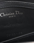 Metallic Patent Micro-Cannage Baby D1ORama Flap Bag Silver