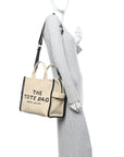 Jacquard Medium The Traveler Tote Bag Warm Sand
