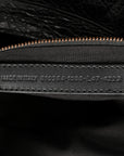 Arena Lambskin Brass Hardware Le City Travel Bag Black