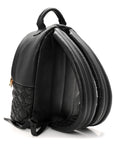 Lambskin Flower Quilted Palm Springs Backpack PM Black