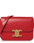 Shiny Calfskin Teen Triomphe Red