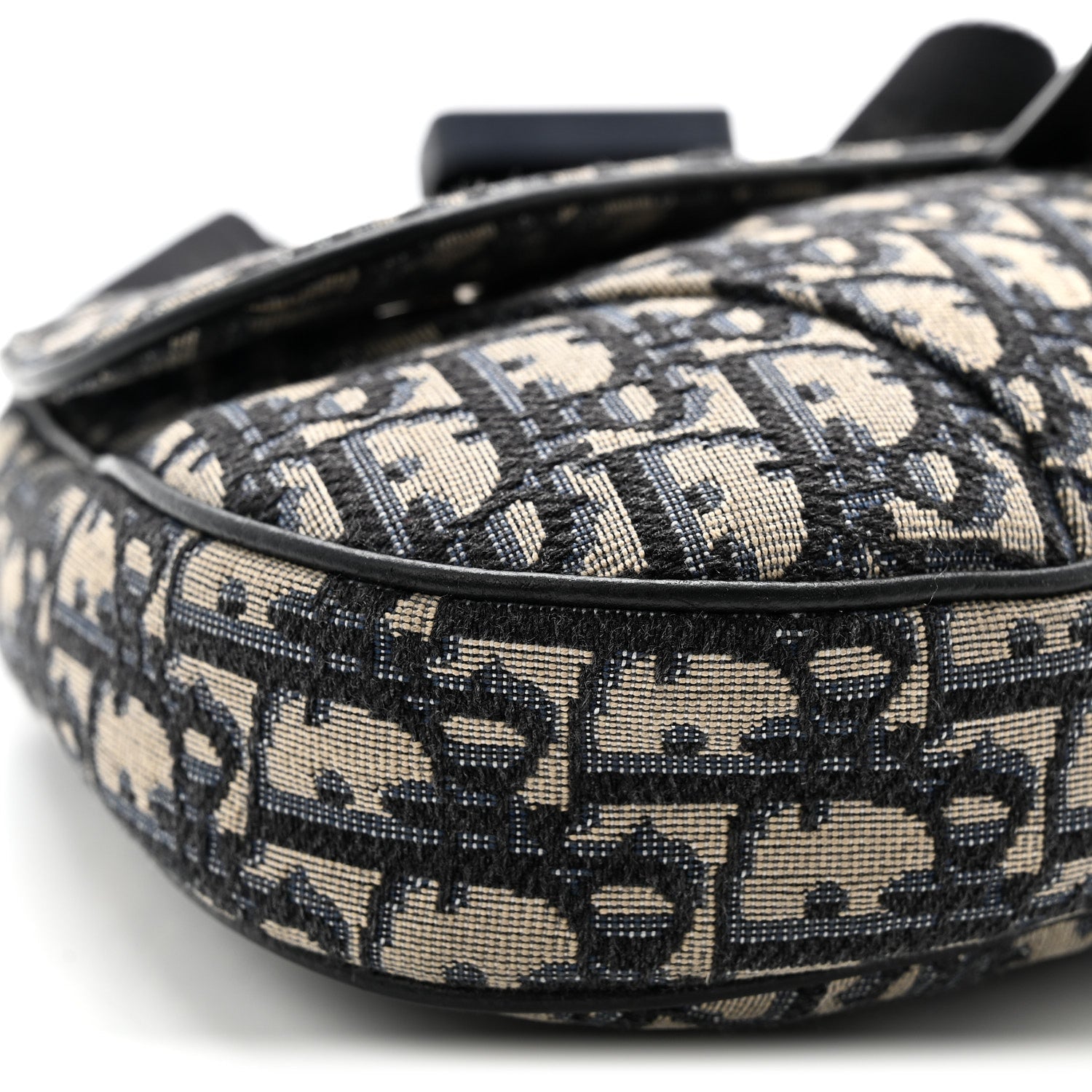 Oblique Mens Saddle Bag Blue