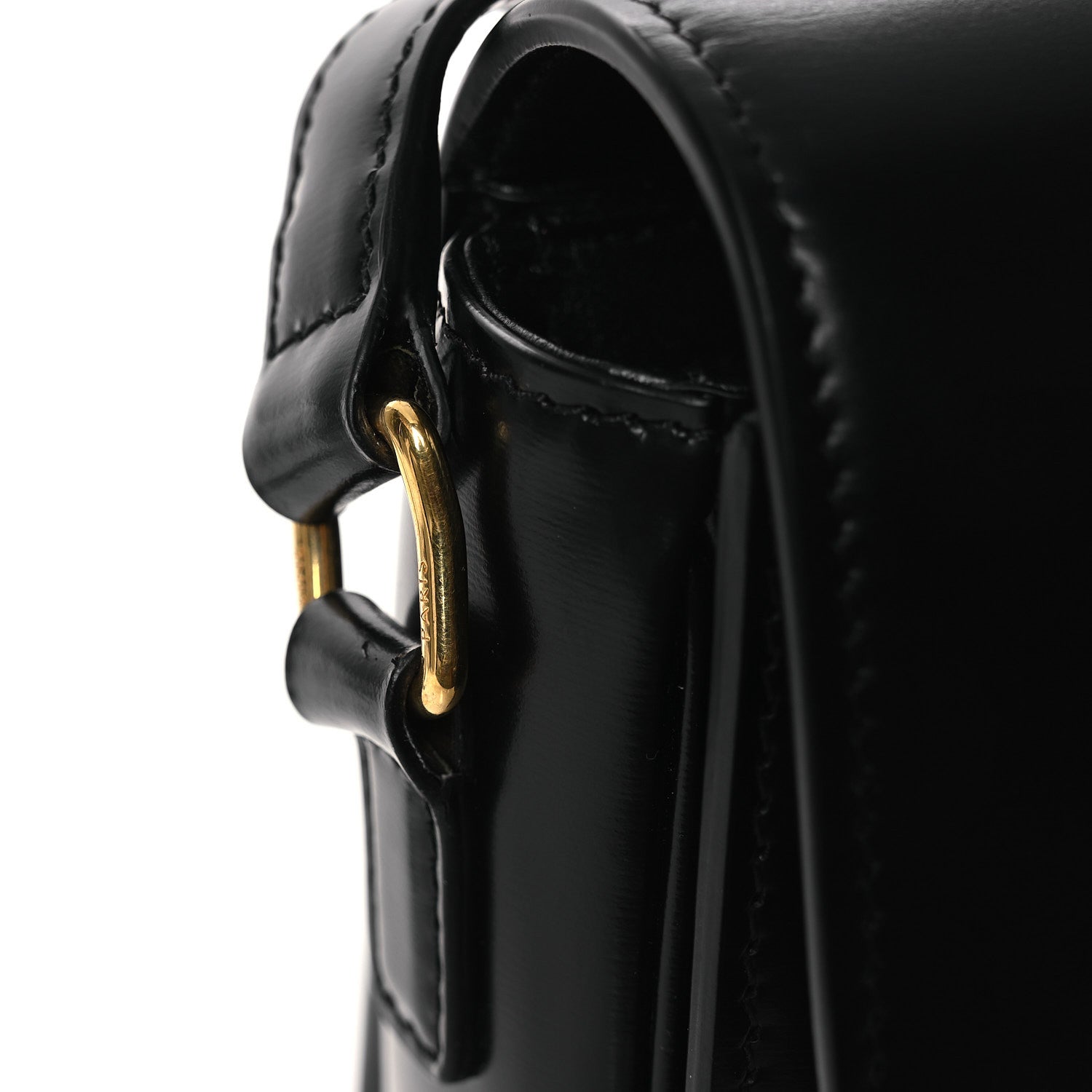 Shiny Calfskin Teen Triomphe Black