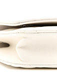 Caviar Quilted CHNL 19 Wallet On Chain WOC White Pink