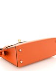 Epsom Mini Kelly Sellier 20 Orange