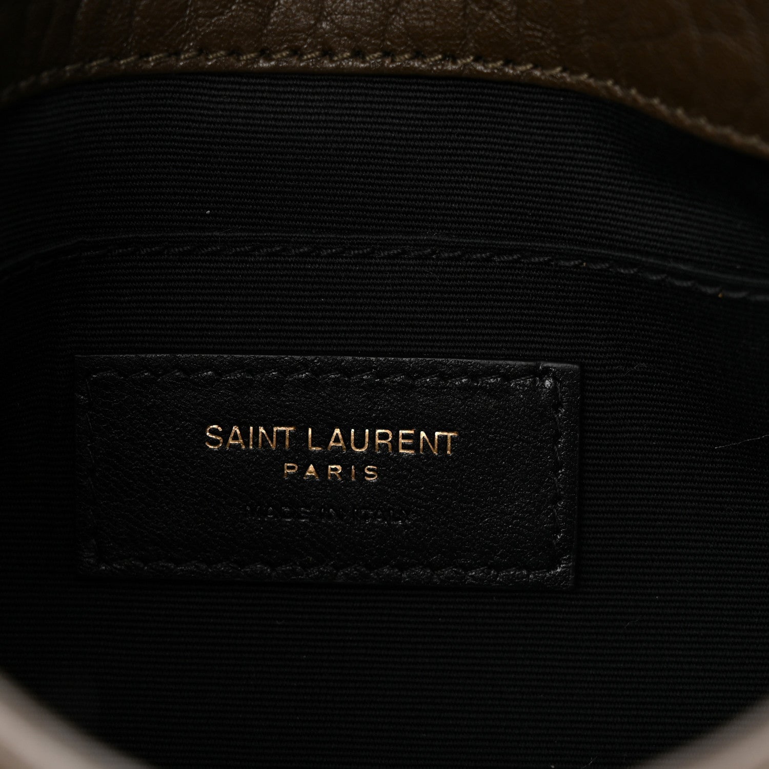 Grained Lambskin Monogram Mini Niki Chain Satchel Dark Cork
