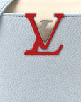 Taurillon Capucines Mini Light Blue White Red